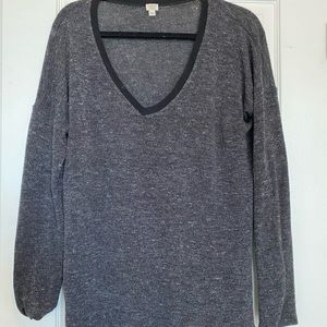 Grey and black sweater